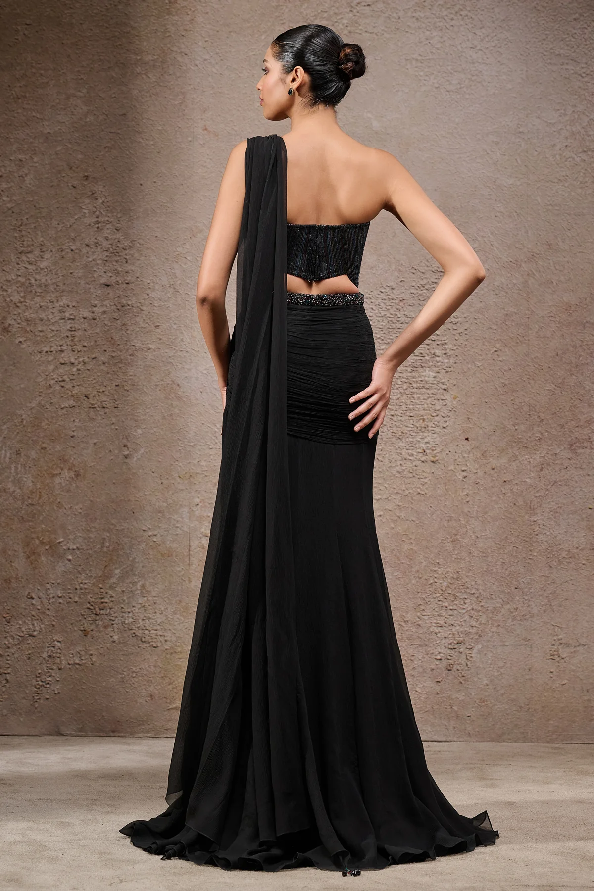 Mosaic Concept Saree - Image 4