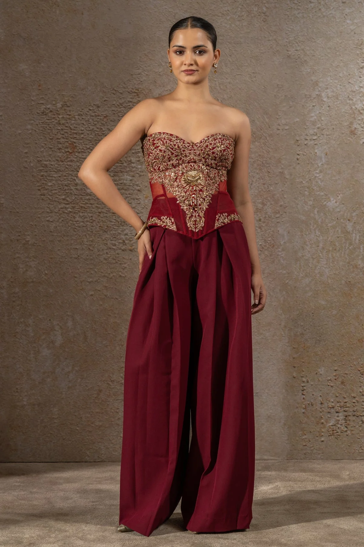 Mughal Jewel Corset & Pants - Image 2