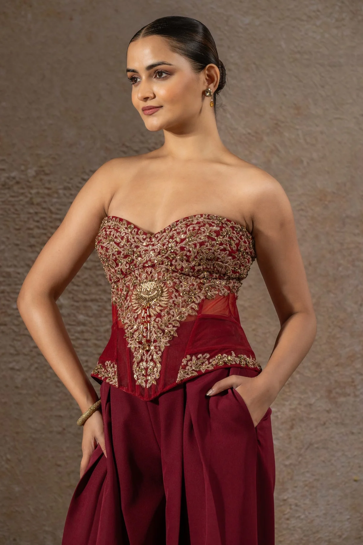 Mughal Jewel Corset & Pants - Image 3