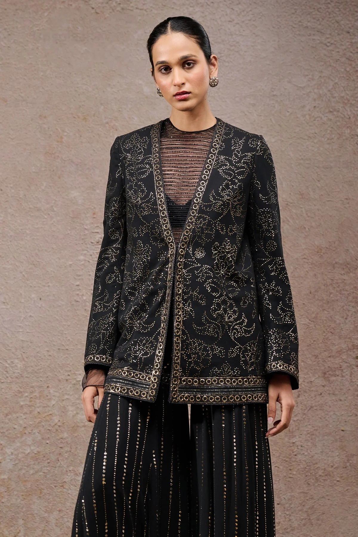 Mukaish Jacket Sharara - Image 3