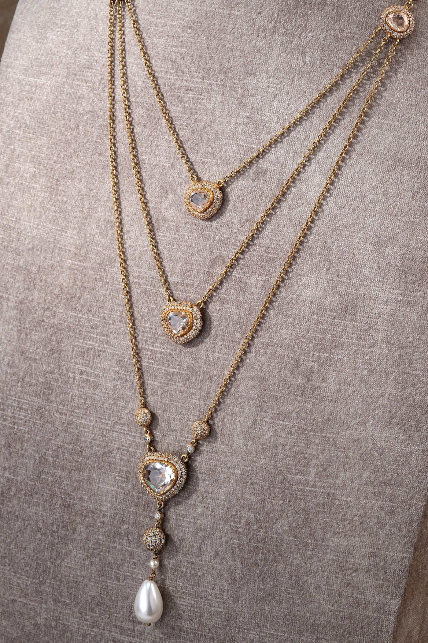 Multi layered necklace - Image 2