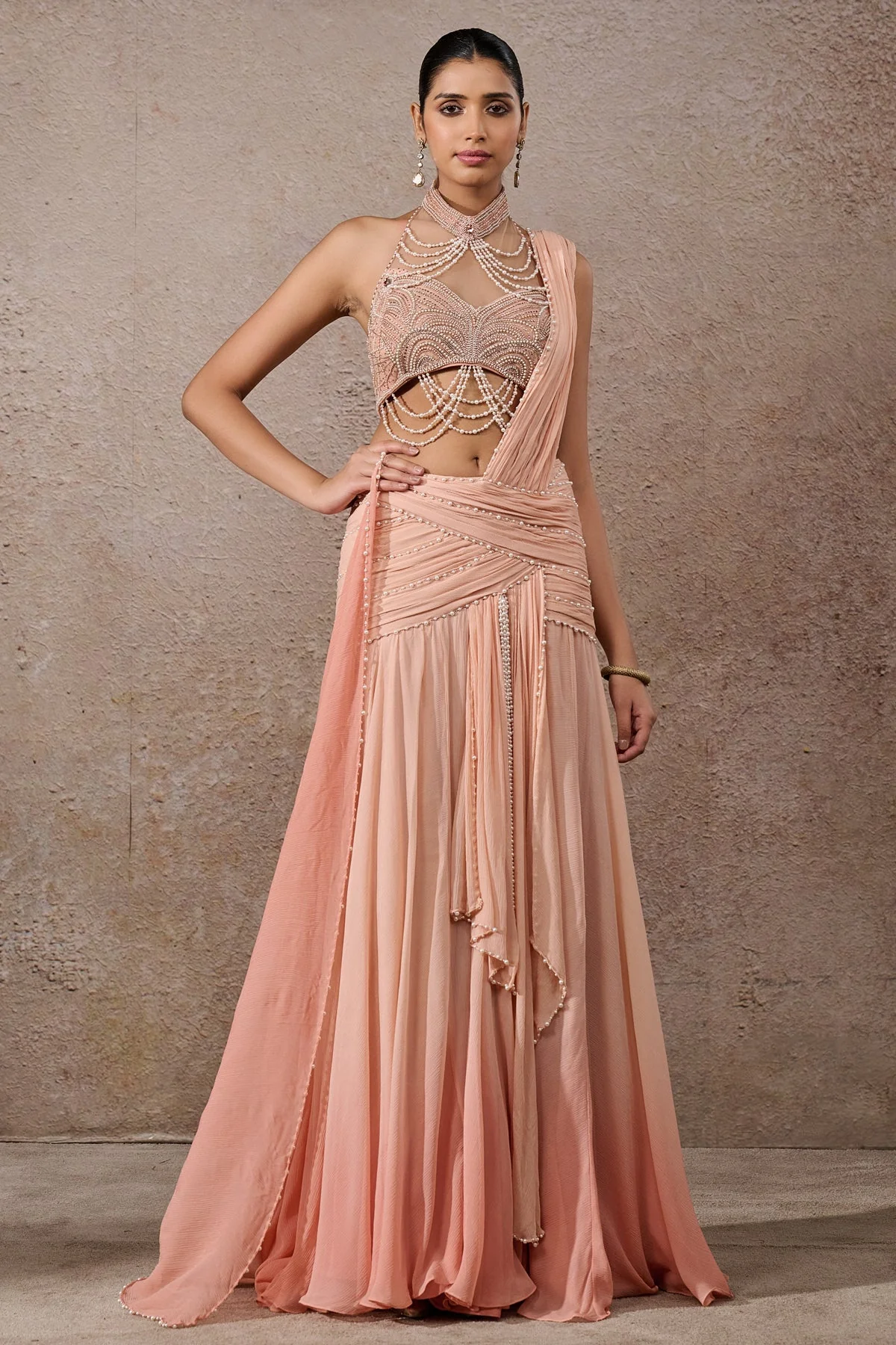 Ombre Pearl Concept Saree