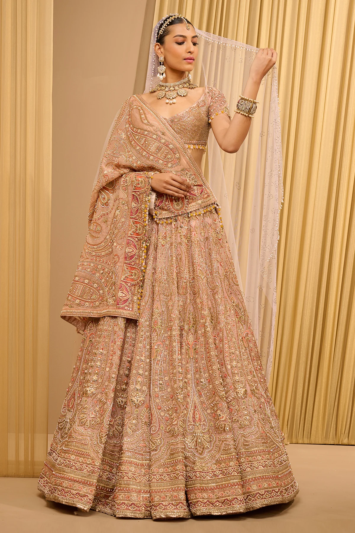 Paisley Bridal Lehenga - Image 6
