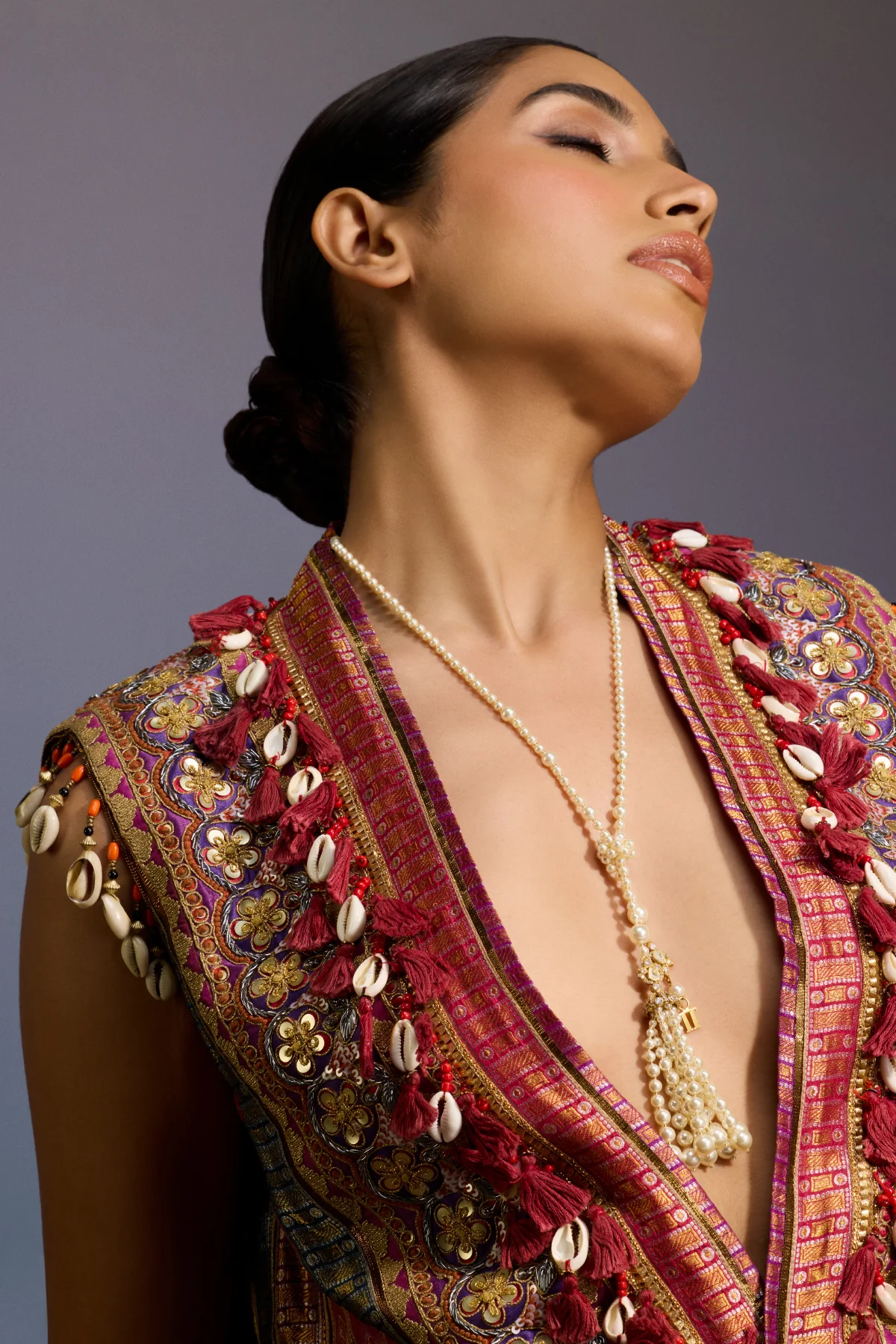 Pearl Lariat Necklace - Image 2