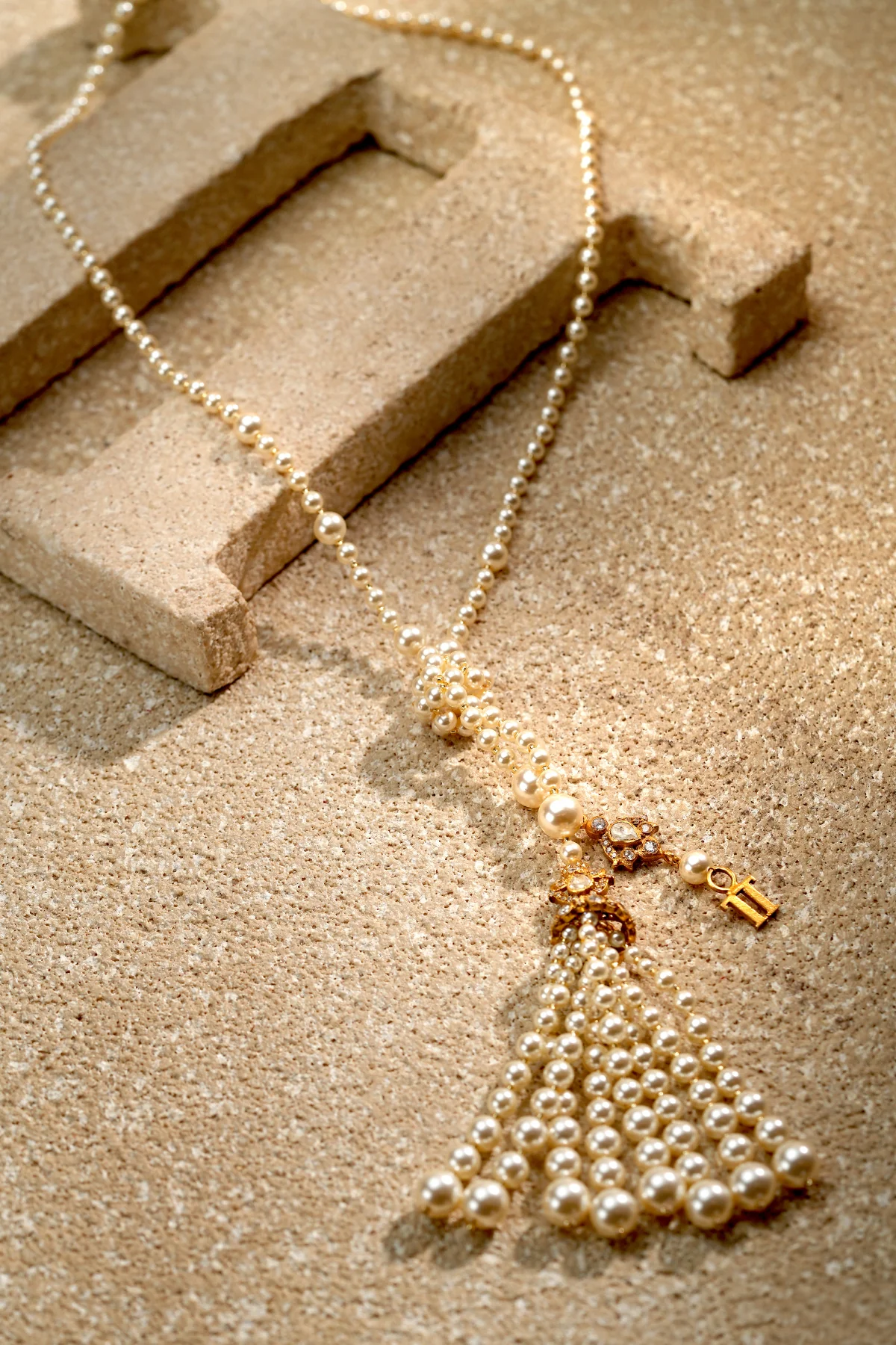 Pearl Lariat Necklace - Image 3