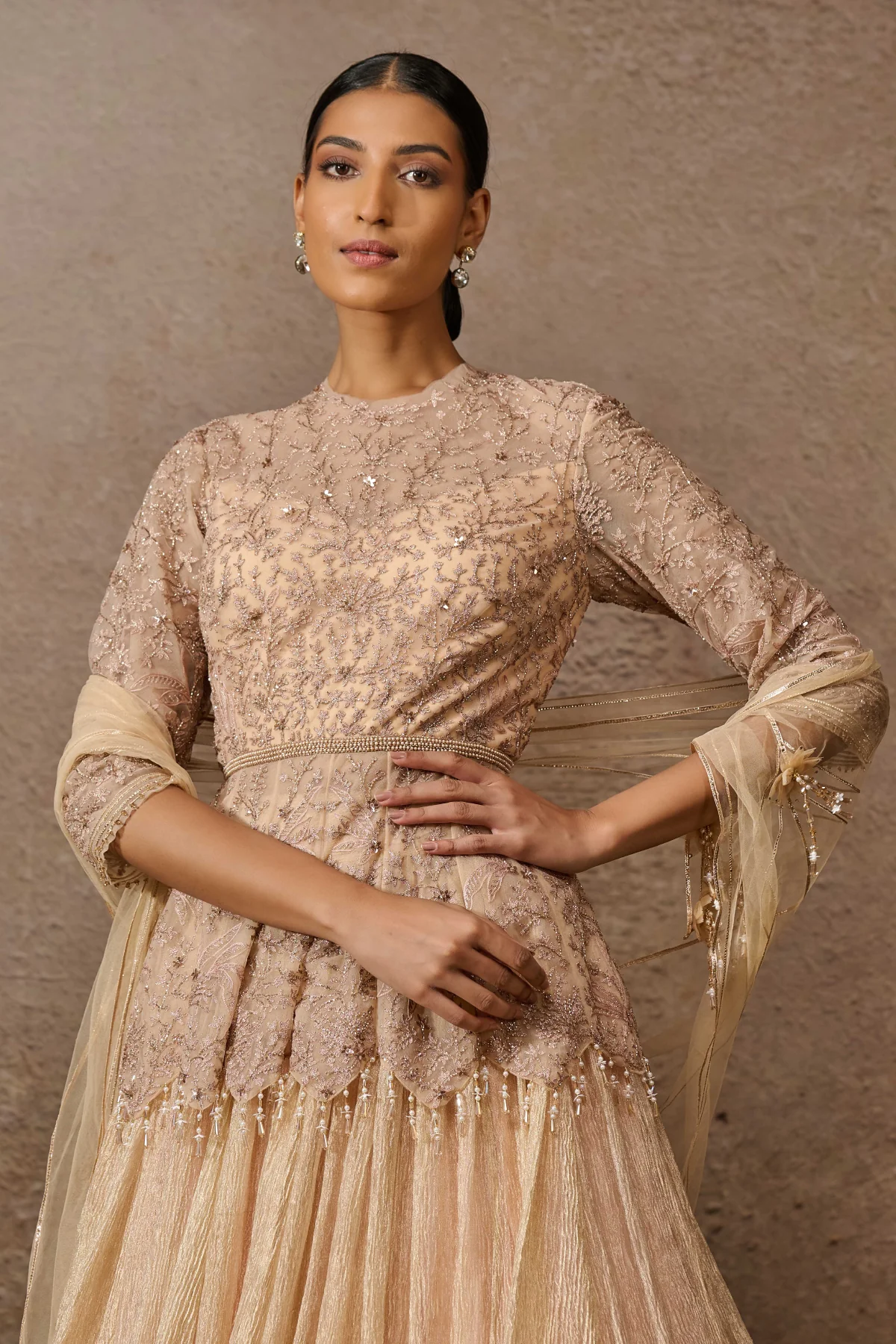 Peplum Lehenga - Image 3