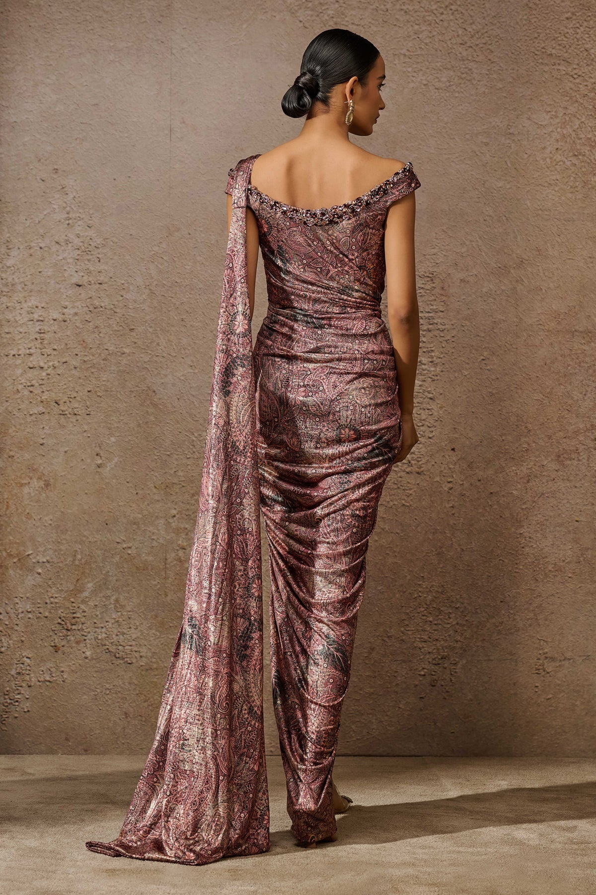 Printed Concept Saree - Image 4