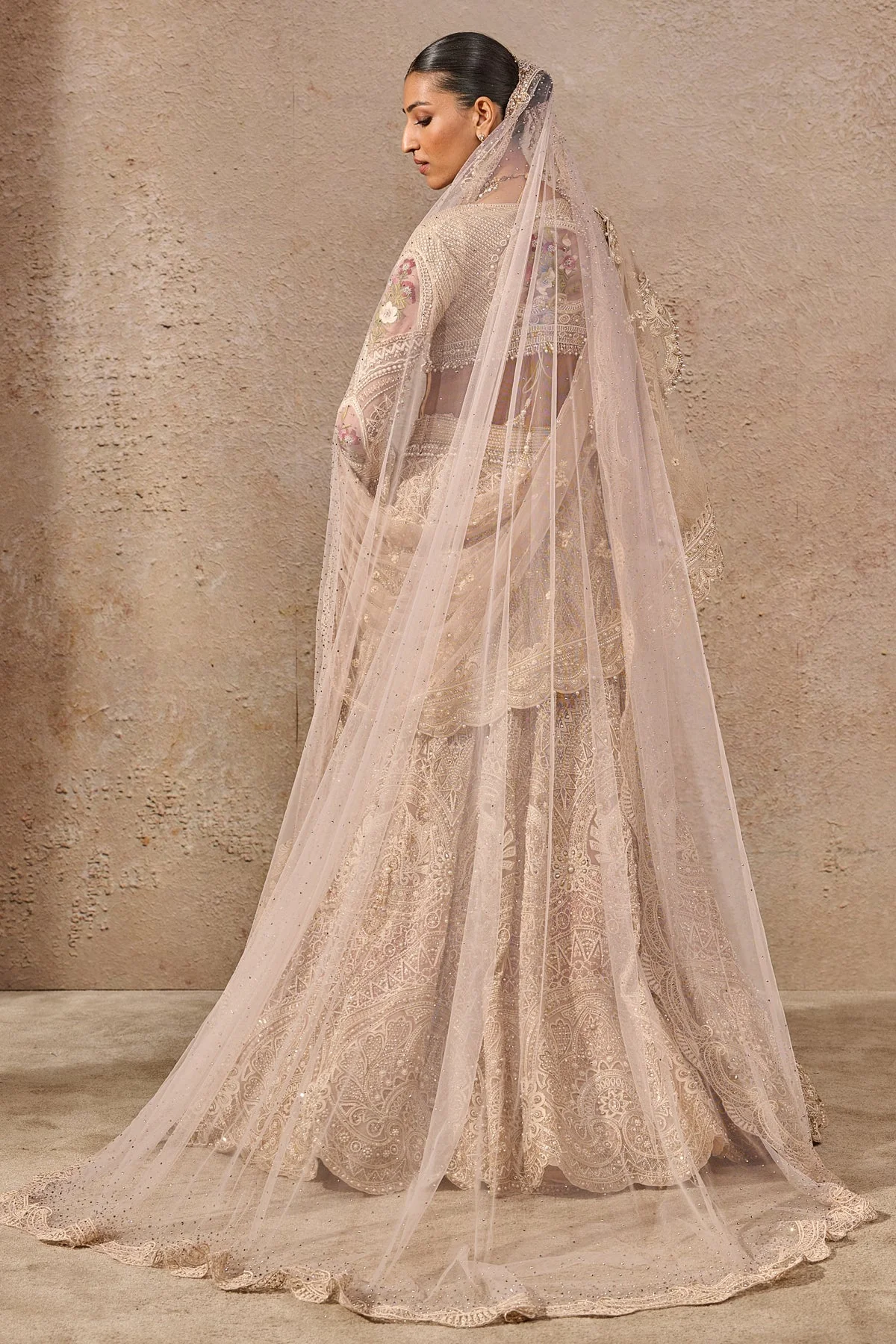 Resham Embroidered Lehenga - Image 2