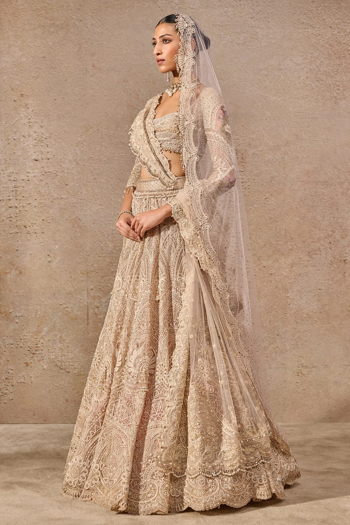 Resham Embroidered Lehenga - Image 4