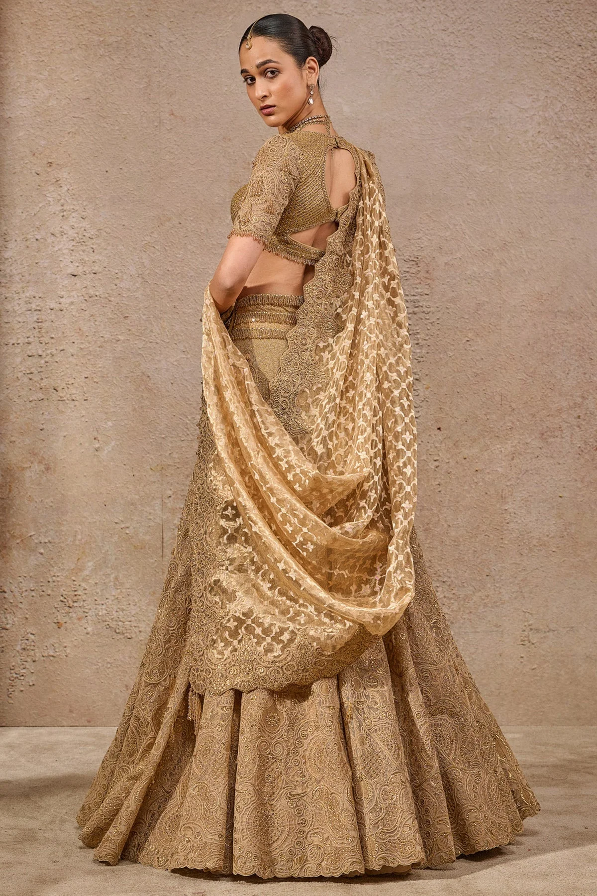 Resham Embroidered Lehenga - Image 4