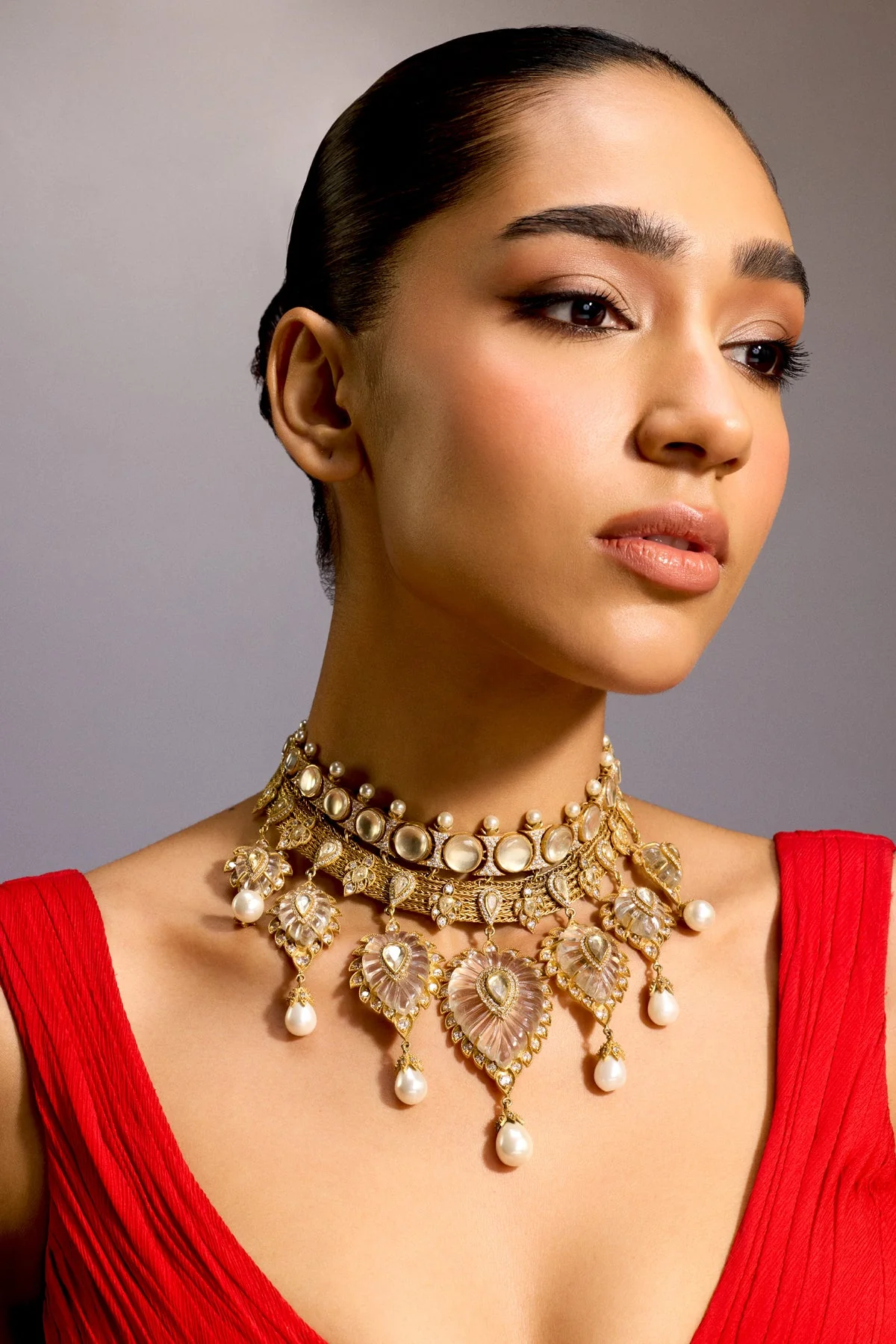Rock Crystal Silver Necklace - Image 2