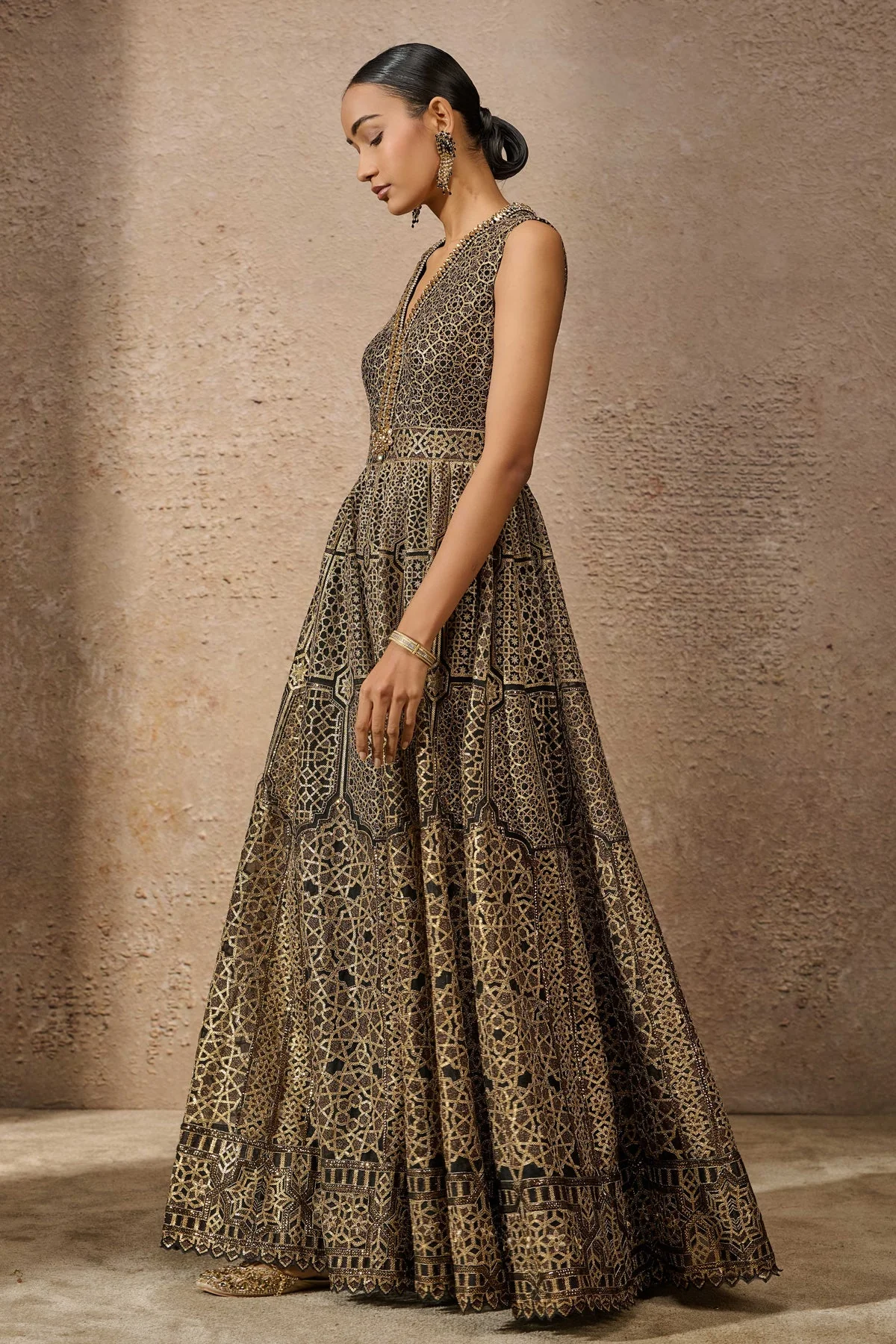 Sequin Architecture Motif Jumpsuit - Image 2