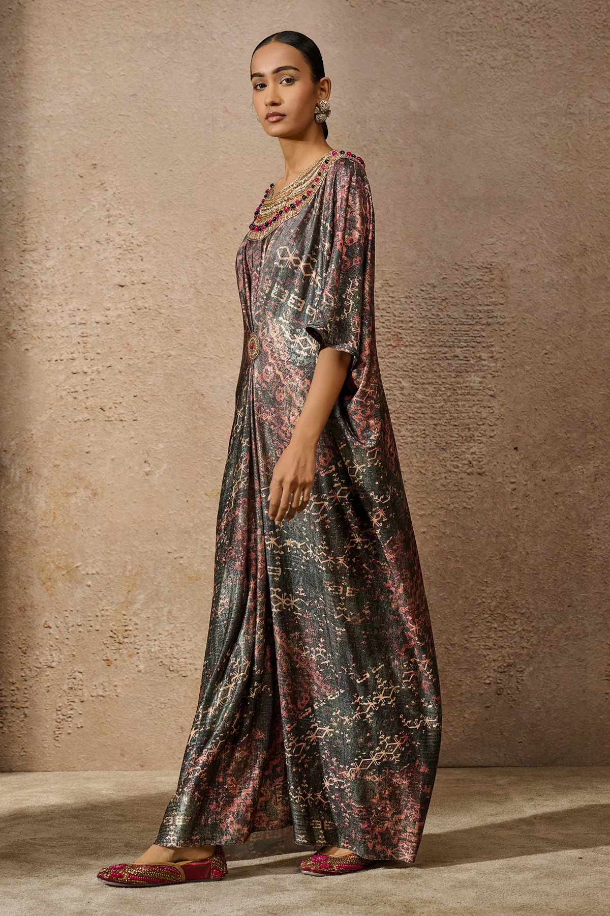 Signature Printed Kaftan Dress - Image 2