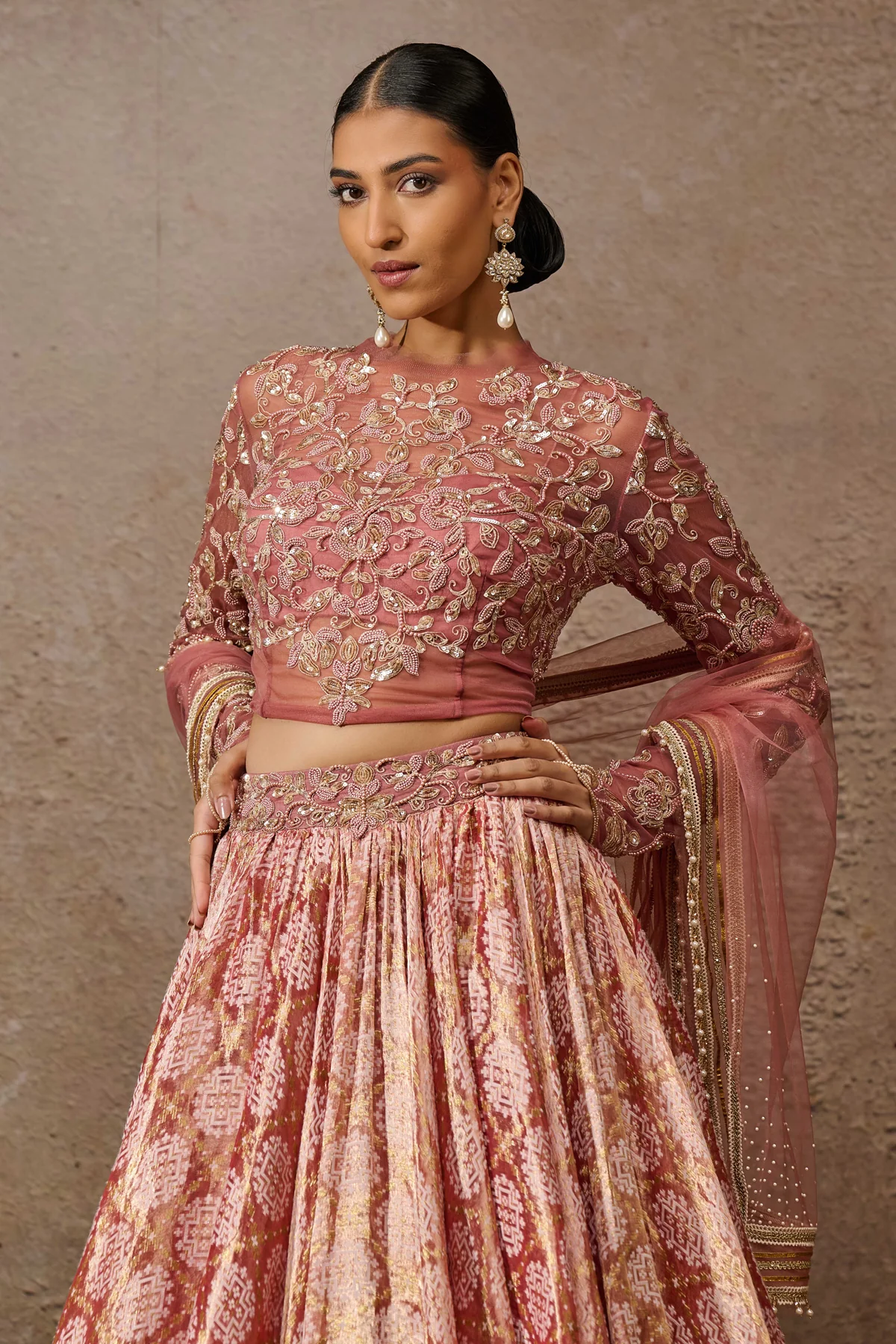 Signature Textile Lehenga - Image 3