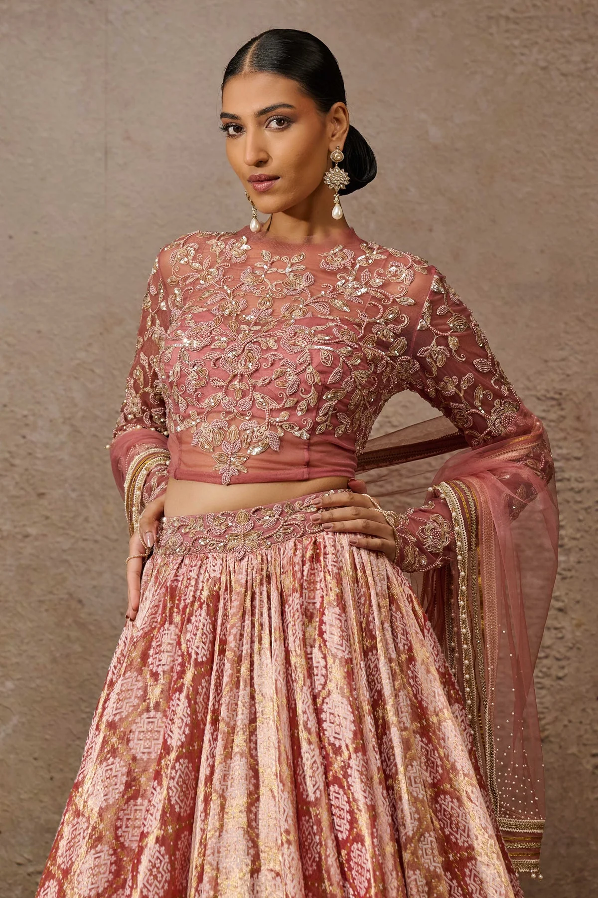 Signature Textile Lehenga - Image 3