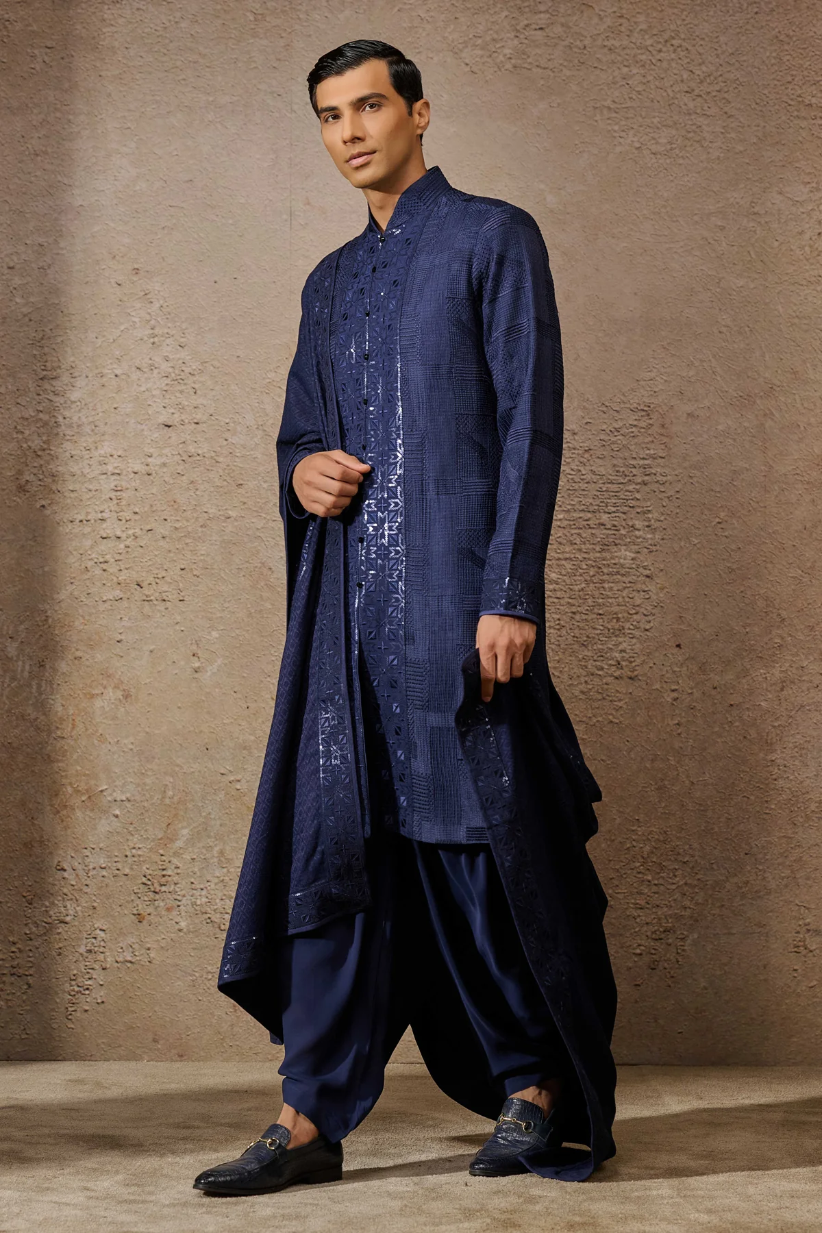Textured Kurta Set - Image 2
