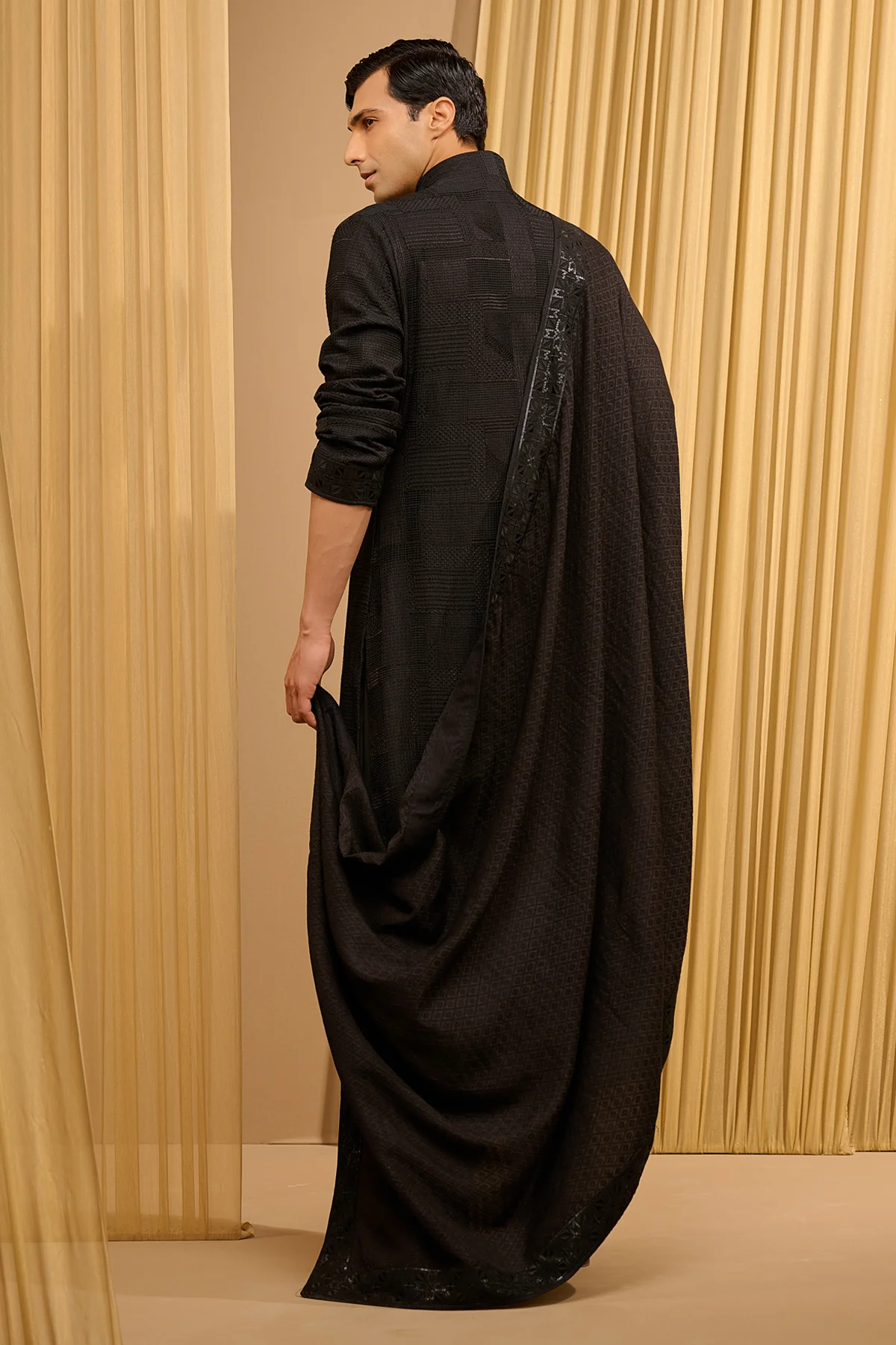 Textured Kurta Set - Image 3